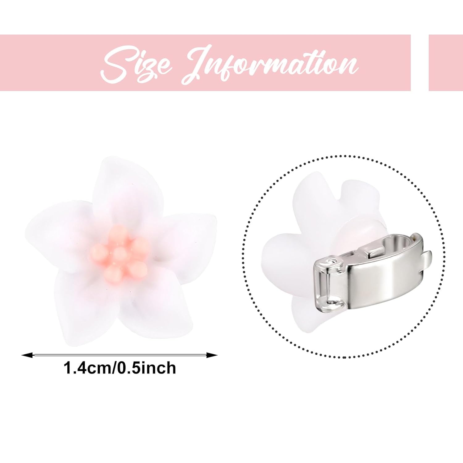 20 pinzas pequeñas para el pelo de flores para niñas y mujeres, lindos clips de flores para el cabello, pasadores de pelo de boda, accesorios para