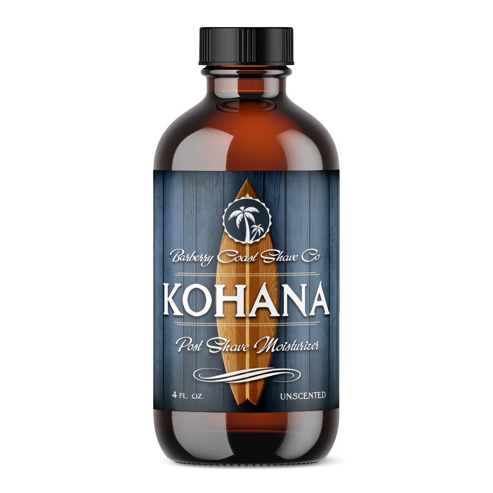 Kohana Aftershave sin perfume – Hidratante y loción facial para hombres con piel sensible – Ingredientes nutritivos de lujo para la piel totalmente