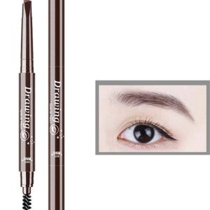 Lápiz de cejas duradero, resistente al agua, duradero, para cejas, 5 colores para elegir, cejas naturales que duran mucho tiempo (marrón oscuro) Lápiz de cejas duradero, resistente al agua, duradero, para cejas, 5 colores para elegir, cejas naturales que duran mucho tiempo (marrón oscuro)