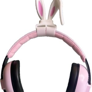 clawster Protección auditiva rosa para bebés y niñas, orejeras ajustables con reducción de ruido de 27 dB, accesorio divertido y lindo para niños de clawster Protección auditiva rosa para bebés y niñas, orejeras ajustables con reducción de ruido de 27 dB, accesorio divertido y lindo para niños de