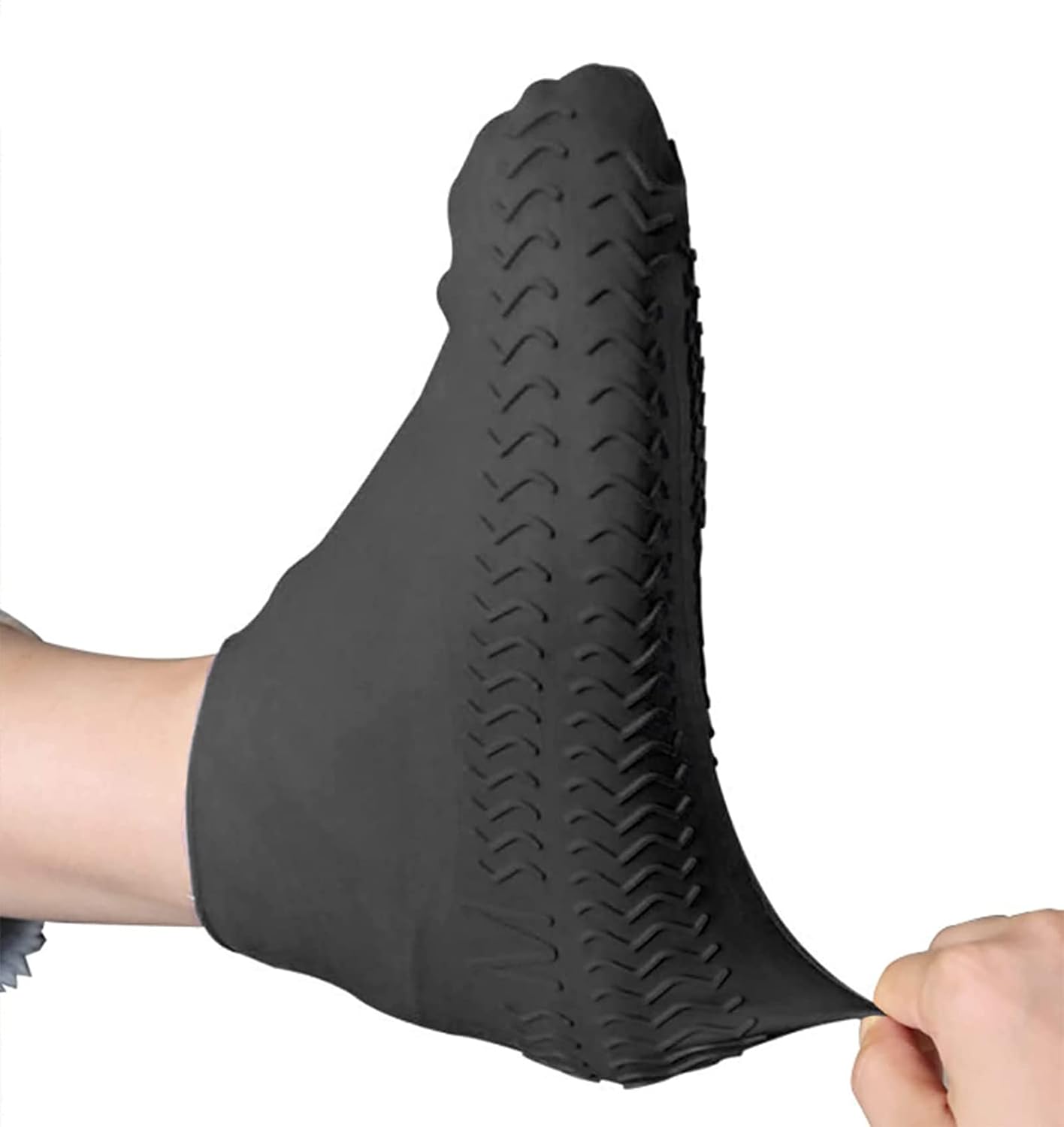 Fundas impermeables de silicona para zapatos, fundas reutilizables para hombres y mujeres, antideslizantes, cubiertas de lluvia para zapatos, color