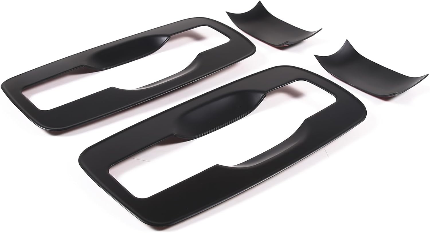 Fundas adhesivas para manija de puerta exterior de automóvil compatibles con Nissan Titan 2016-2023, protector de cuenco de puerta, manija de