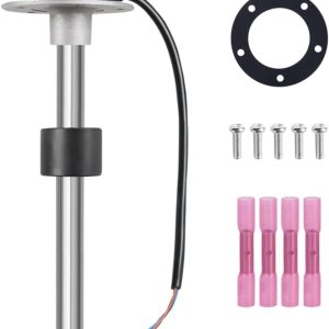Fuel Sender Marine – Unidad de envío de tanque de combustible de 17 pulgadas (16.929 in), flotador de acero inoxidable, nivel de combustible, unidad Fuel Sender Marine – Unidad de envío de tanque de combustible de 17 pulgadas (16.929 in), flotador de acero inoxidable, nivel de combustible, unidad
