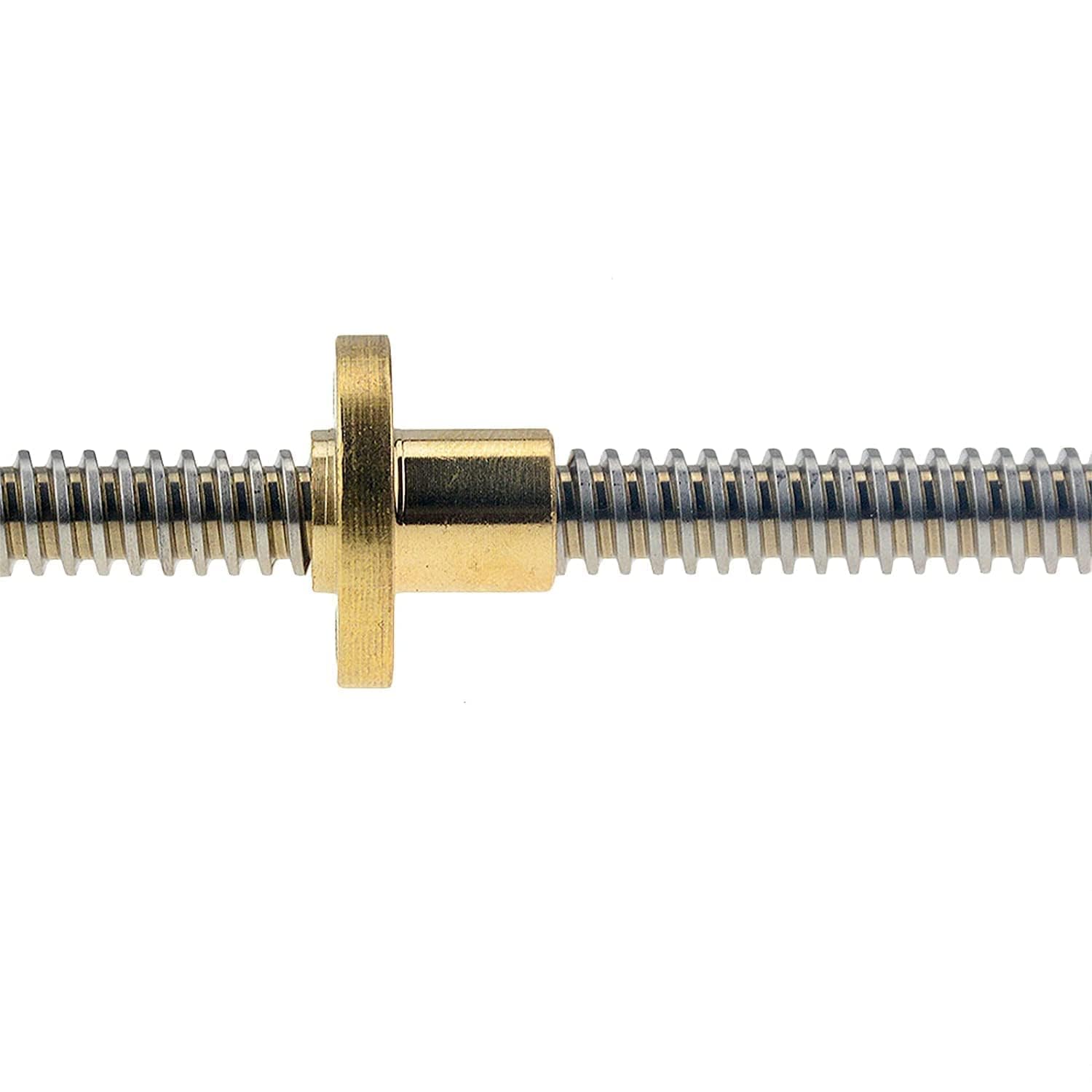 2 varillas de movimiento lineal de 0.315 x 3.937in y tornillo de plomo de 0.315in y 4 soportes de varilla SK8 y 4 piezas SCS8UU y 2 piezas de bloque