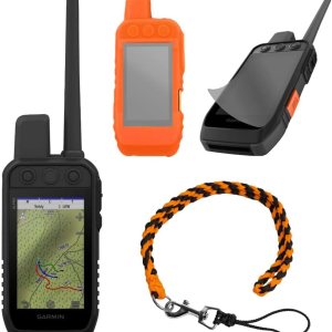 Garmin 300 Handheld Bundle and Save, Garmin 300 portátil con protector de pantalla, funda de goma y cordón (funda de goma amarilla) Garmin 300 Handheld Bundle and Save, Garmin 300 portátil con protector de pantalla, funda de goma y cordón (funda de goma amarilla)