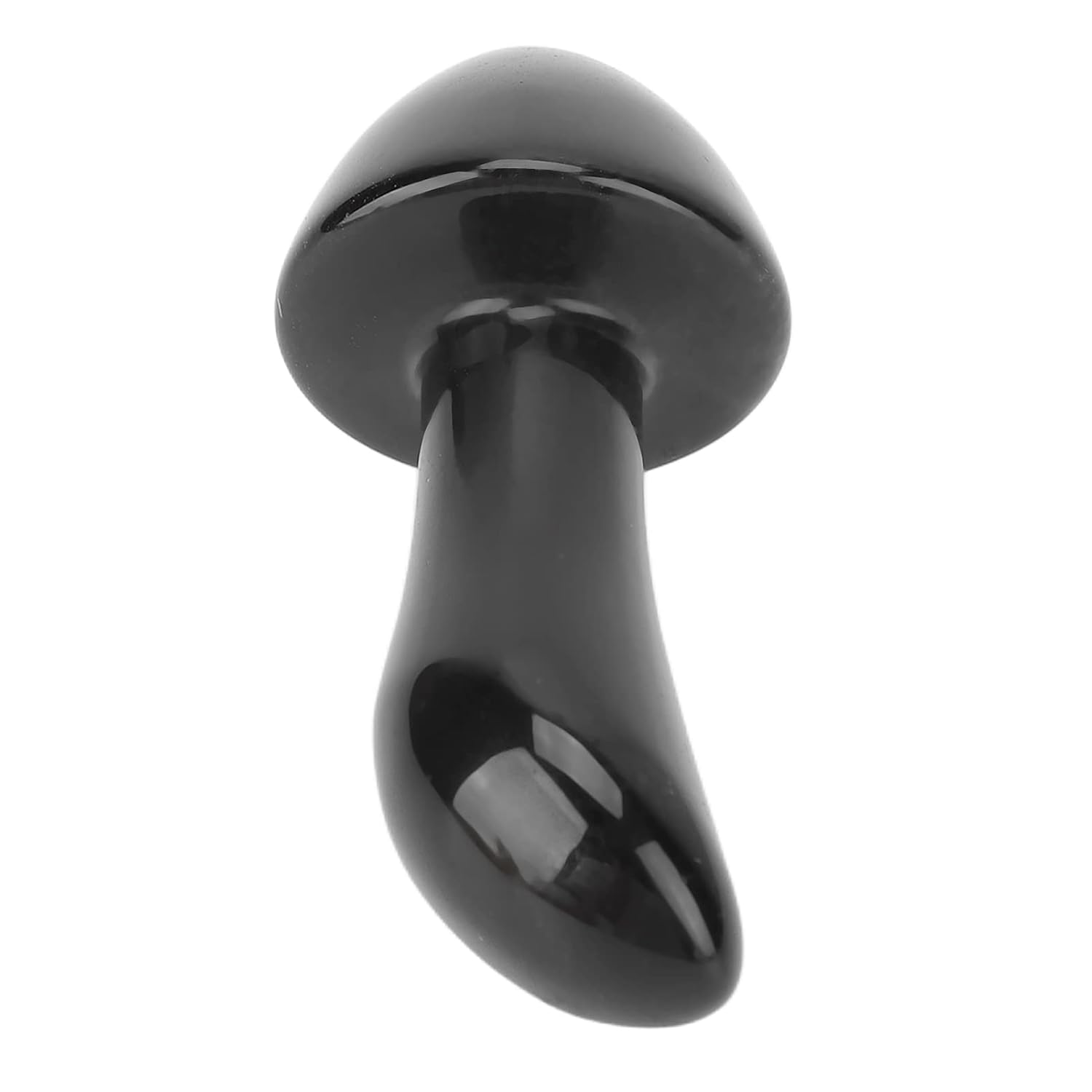 Piedras de masaje con forma de hongo de piedra caliente, herramienta Guasha, tabla Gua Sha para cuerpo, cara, spa, meditación relajante (negro)