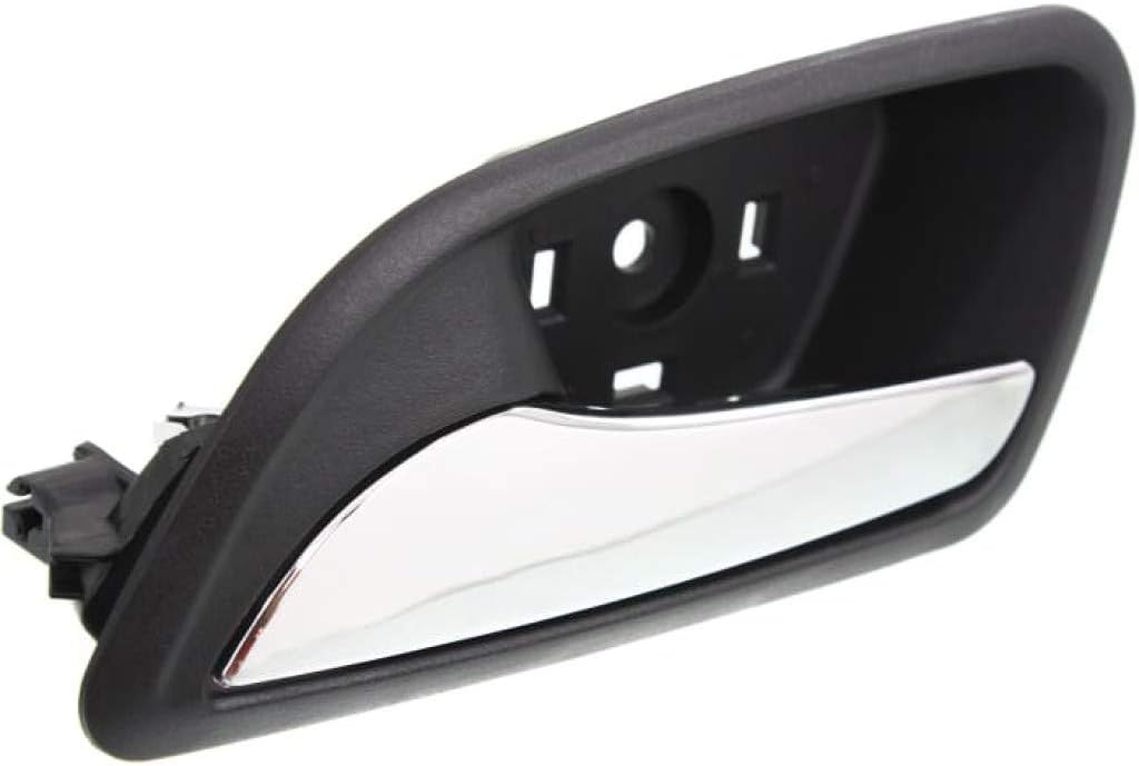 KarParts360 para Chevy Cruze Limited 2016 Manija de puerta interior delantera o trasera lado del conductor bisel negro con palanca cromada  Trim