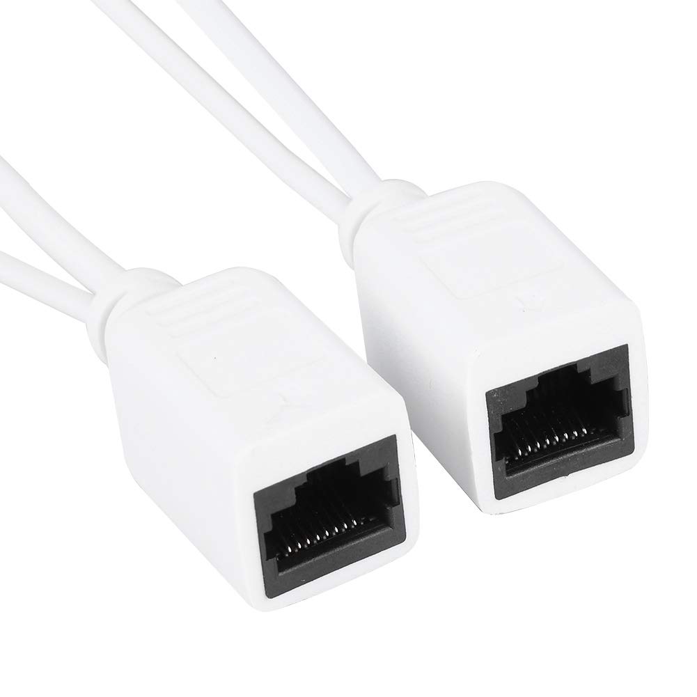 10 pares de cámaras de red Poe Rj45 cable, adaptador de alimentación a través de Ethernet inyector + divisor CC 12 V.