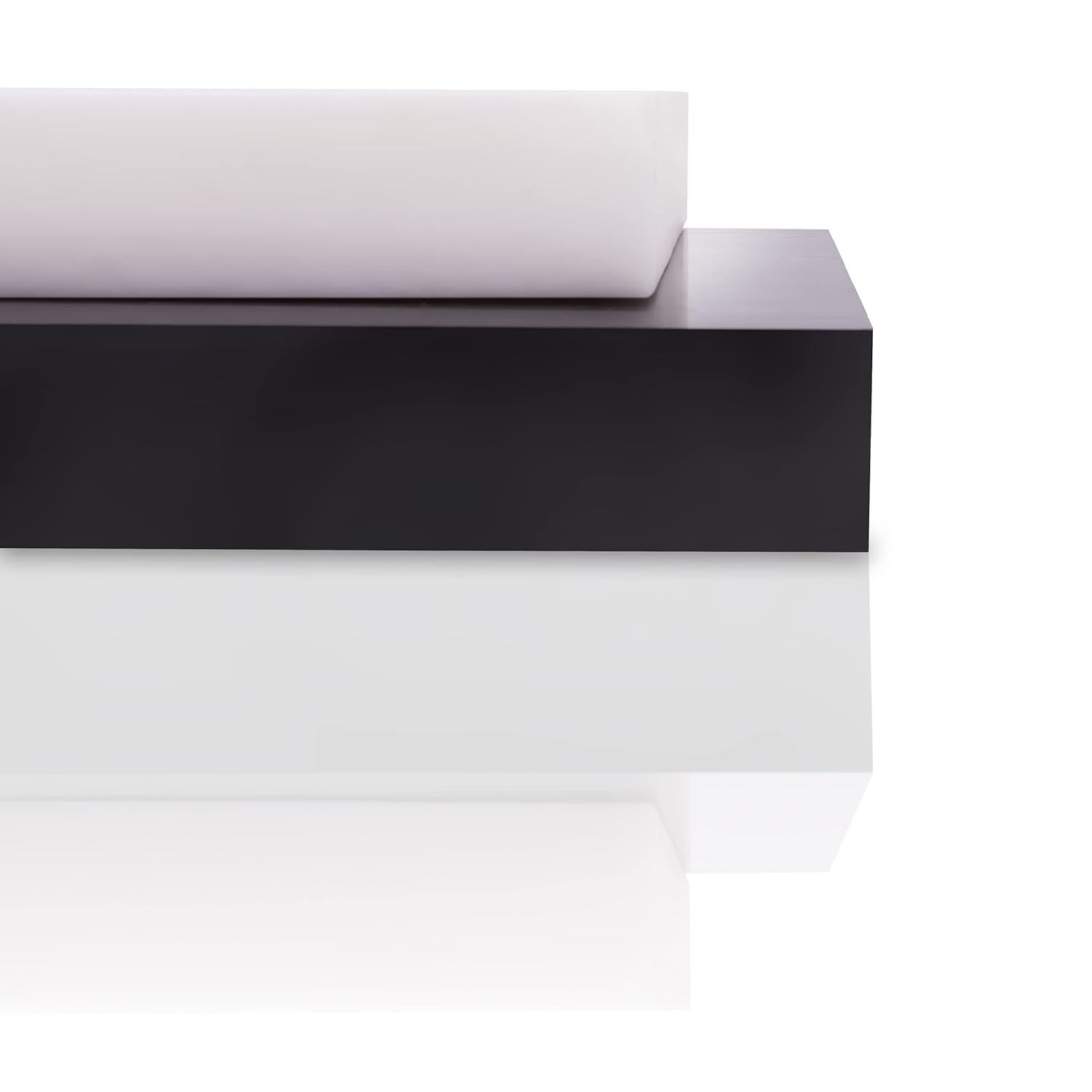 Lámina de Plástico de Copolímero Acetal 38″ x 8″ x 12″ – Color Blanco Natural