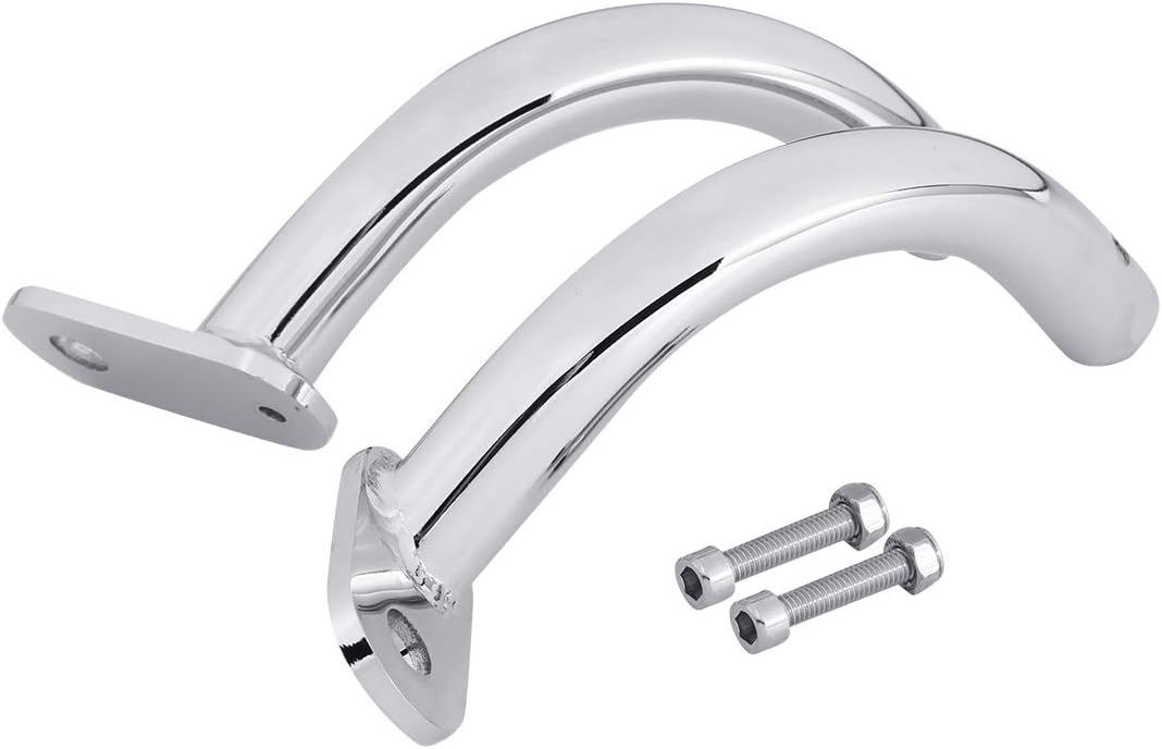 XMT-MOTO Soporte eliminador de alforjas para Harley Davidson Touring Electra Glide FLHT 1997-2008, cromado