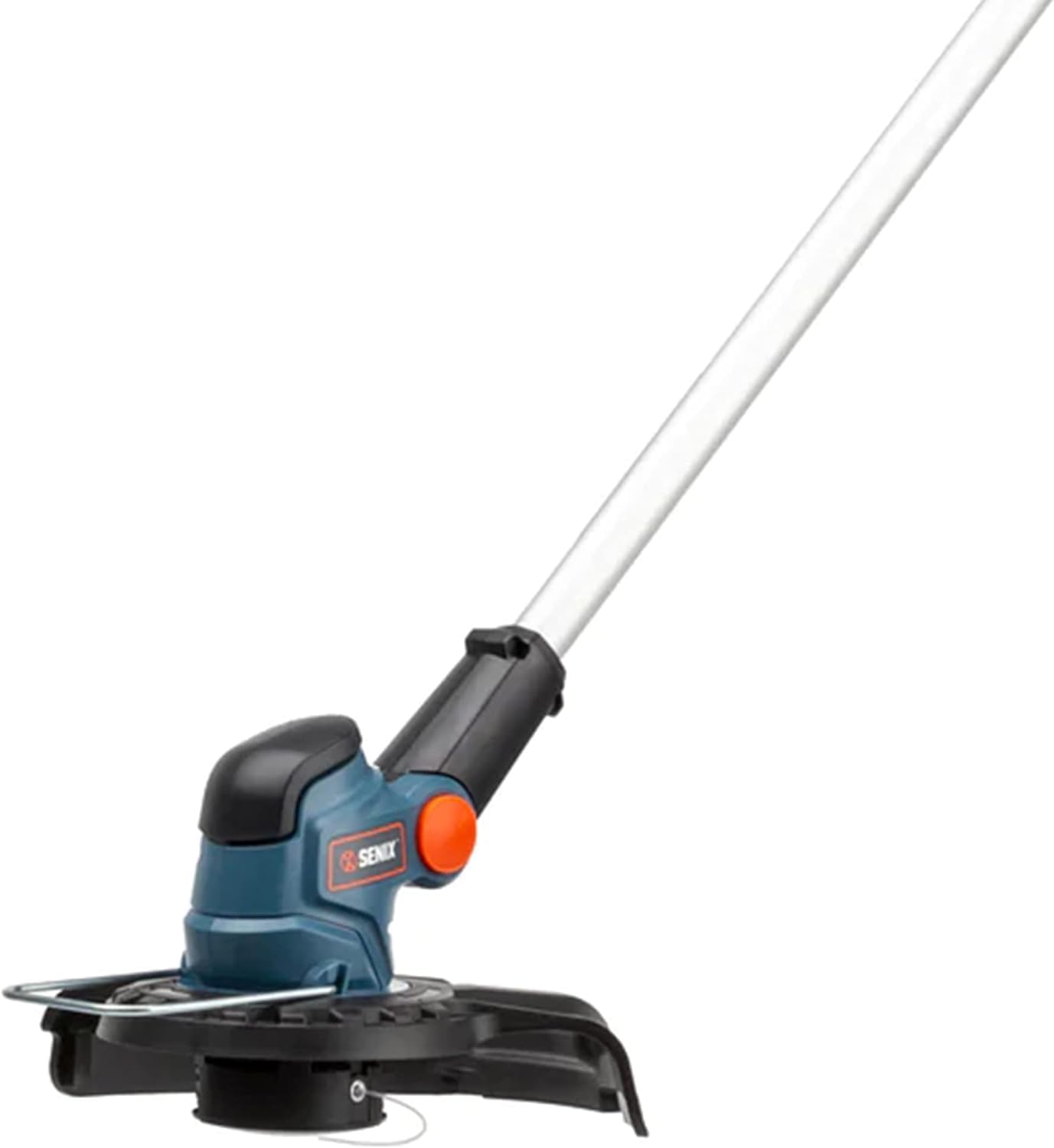 SENIX GTX2-M-0 20 voltios máximo* inalámbrico malezas, recortadora de césped y bordeadora, eje dividido desmontable, ancho máximo de corte de 10