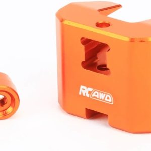 RCAWD Pinza de freno delantera de aluminio, ensamblada para Promoto-MX LOS262009 piezas de actualización naranja RCAWD Pinza de freno delantera de aluminio, ensamblada para Promoto-MX LOS262009 piezas de actualización naranja