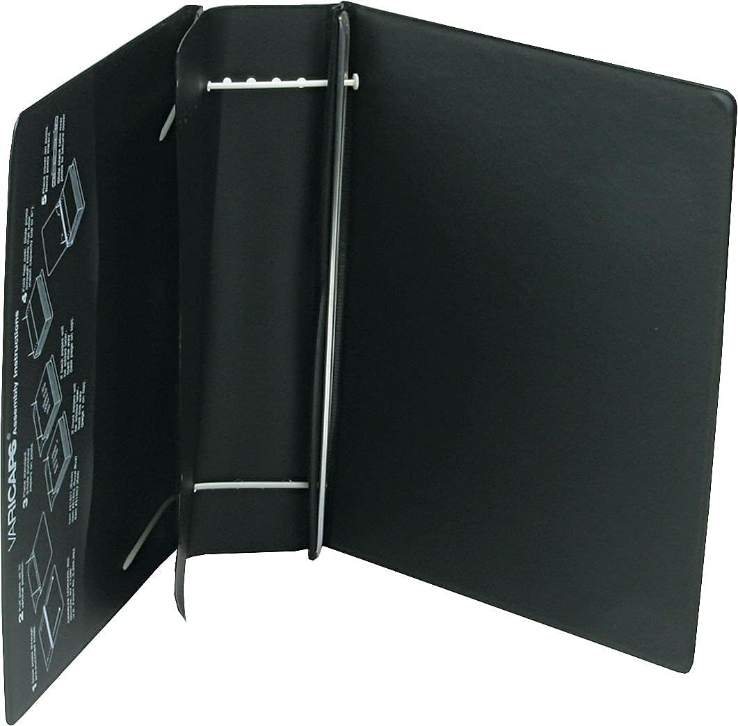 Charles Leonard Carpeta Varicap expandible, expandible a 1500 hojas, 8.5 x 11 pulgadas, color negro (61601)