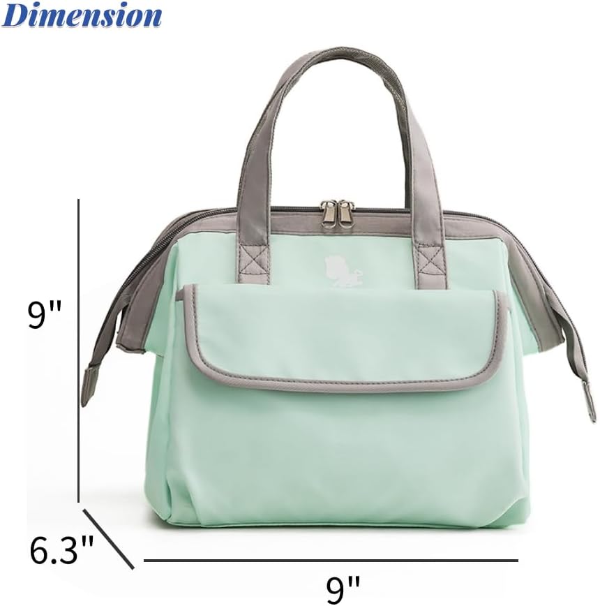 Lonchera térmica reutilizable para hombres y mujeres, a prueba de fugas, lonchera Bento con bolsa para utensilios, lonchera para trabajo,