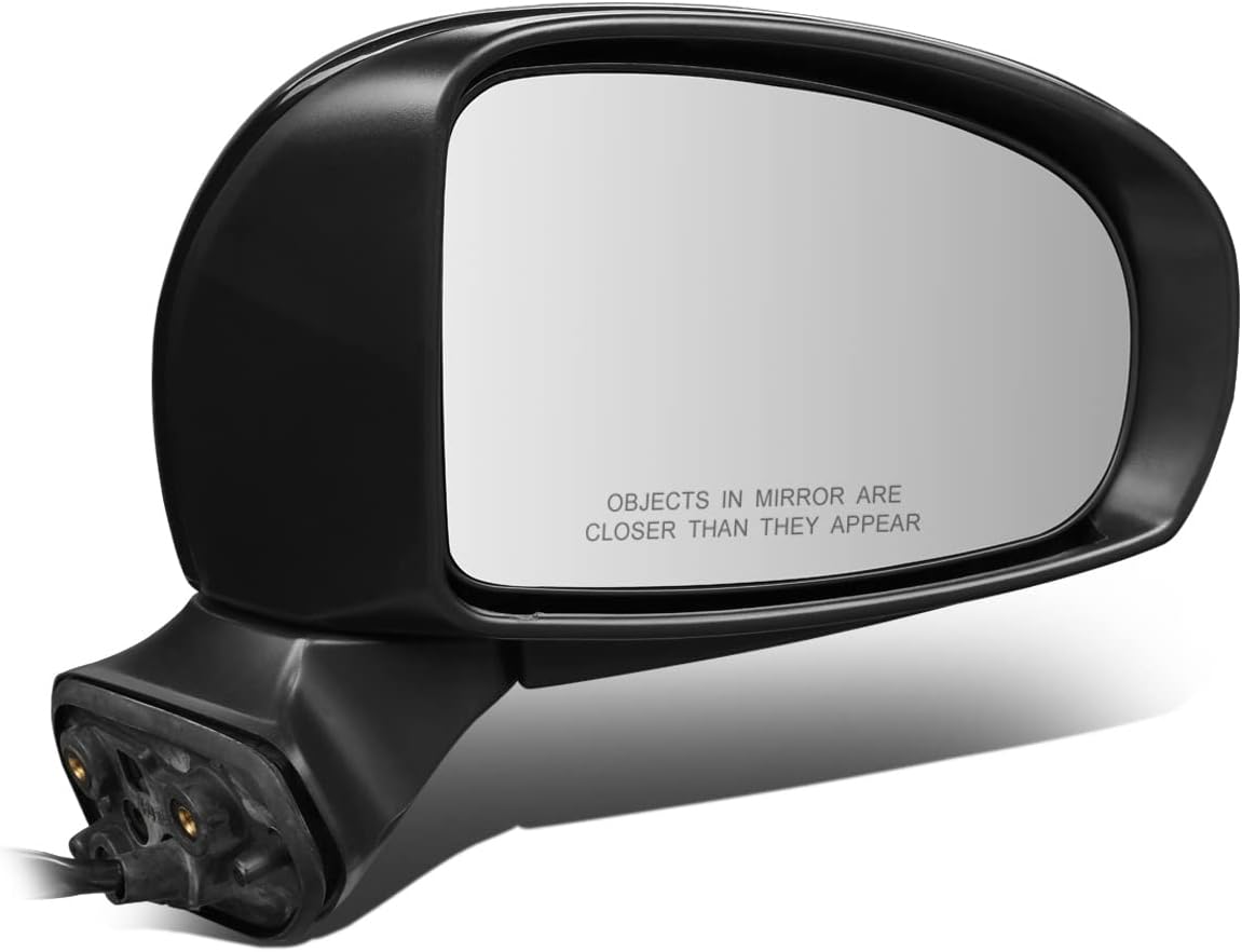 DNA Motoring OEM-MR-TO1321352 Espejo retrovisor calefactable ajustable con calefacción lateral derecho con señal de giro compatible con 15-17 Prius V