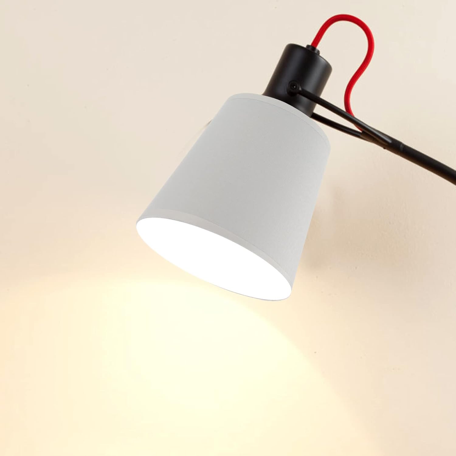BESPORTBLE Pantalla de lámpara de mesa, pantalla de lámpara de mesa, mini decoración, pantalla de barril, pantalla rústica, marrón, escritorio,