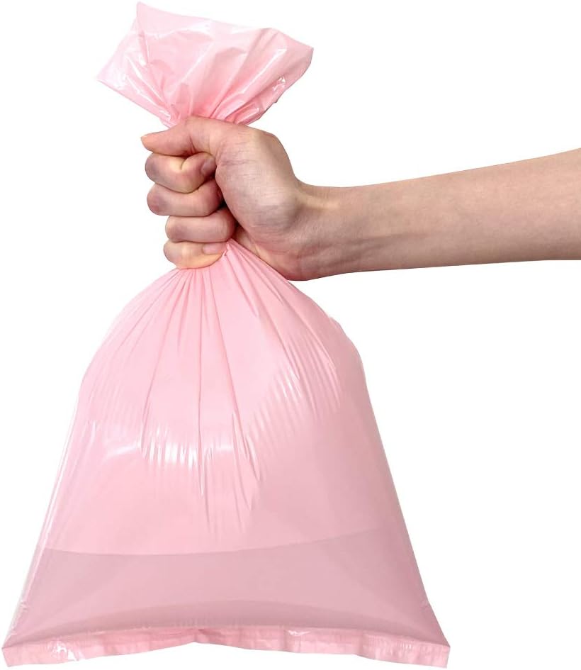 BOS Amazing Odor Sealing – Bolsas de eliminación de pañales para bebé, duraderas y sin perfume Tamaño S, color rosa (150 unidades, paquete de 1)
