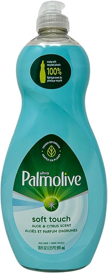 Palmolive Ultra Dish – Paquete variado de 6 jabones líquidos, incluye 2 de aloe y cítricos suaves al tacto, ultra fuerte y ultra naranja, 20 onzas
