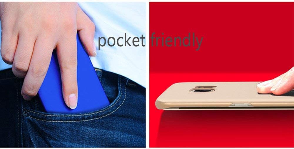 Funda para Samsung Galaxy S7 Edge protección delgada protege de golpes, arañazos, caídas, marcas plástico de policarbonato de alta calidad cubierta