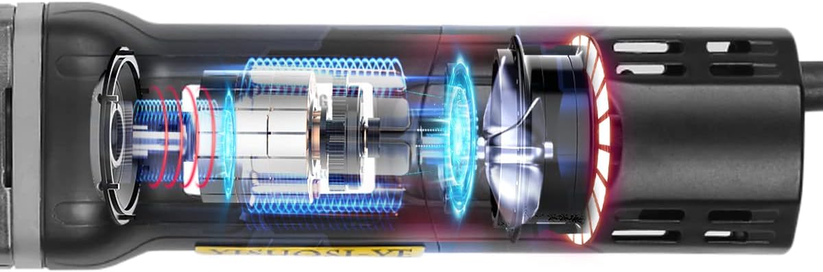 Cortador eléctrico de barras de refuerzo, corta barras de refuerzo de 0.157 in a 1.575 in en 5 segundos, solo 8.8 libras, chispa baja, corte frío