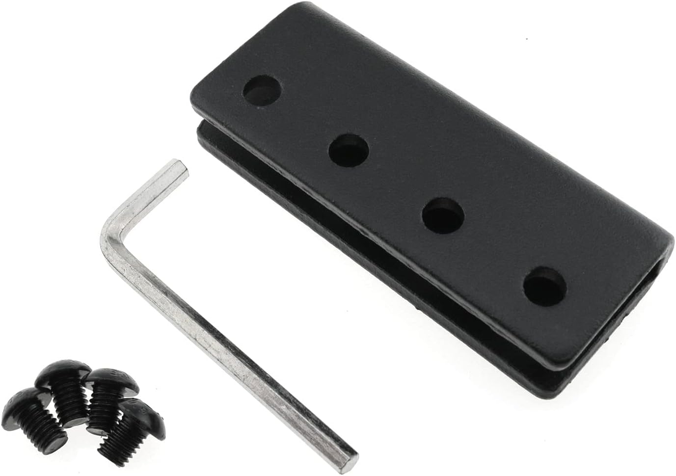 Bi Parting – Conector de hardware para puerta corrediza de granero para pista plana de 1 916 pulgadas, adaptador de riel de hardware para puerta
