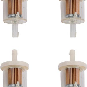 4 filtros de combustible 691035, 493629 5065 49019-7001 14 pulgadas, filtro de combustible en línea compatible con piezas de cortacésped B S, 4 filtros de combustible 691035, 493629 5065 49019-7001 14 pulgadas, filtro de combustible en línea compatible con piezas de cortacésped B S,