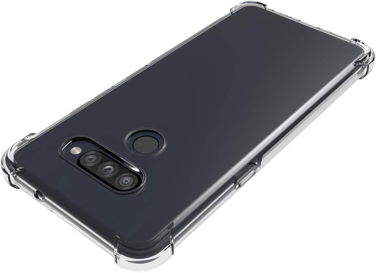 Funda para LG K50S Clear TPU Cuatro Esquinas Cubierta Protectora Transparente Suave Funda