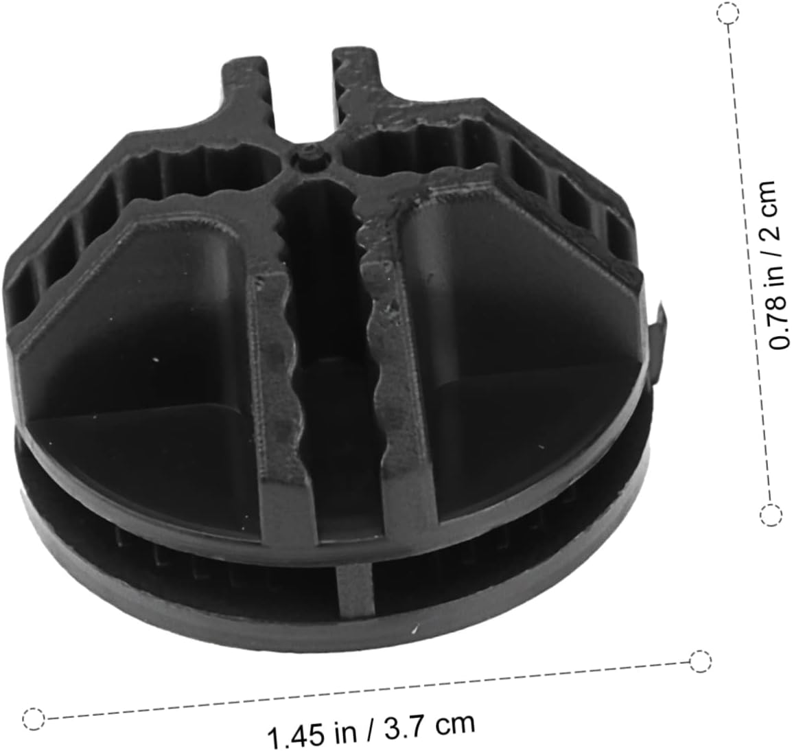 VICASKY 20 piezas de estante de gabinete, rejilla de cubo, organizador de conectores C y C, zapatero para armario, clips de estante de alambre,