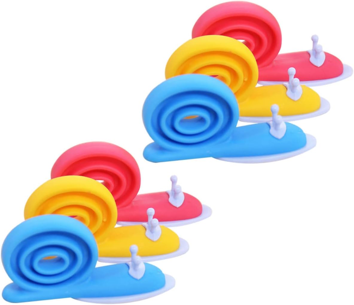 6 piezas de clip decorativo para puerta, protector de dedo de caracol, tapón de puerta de caracol, tapón decorativo para puerta de cuarto de bebé,
