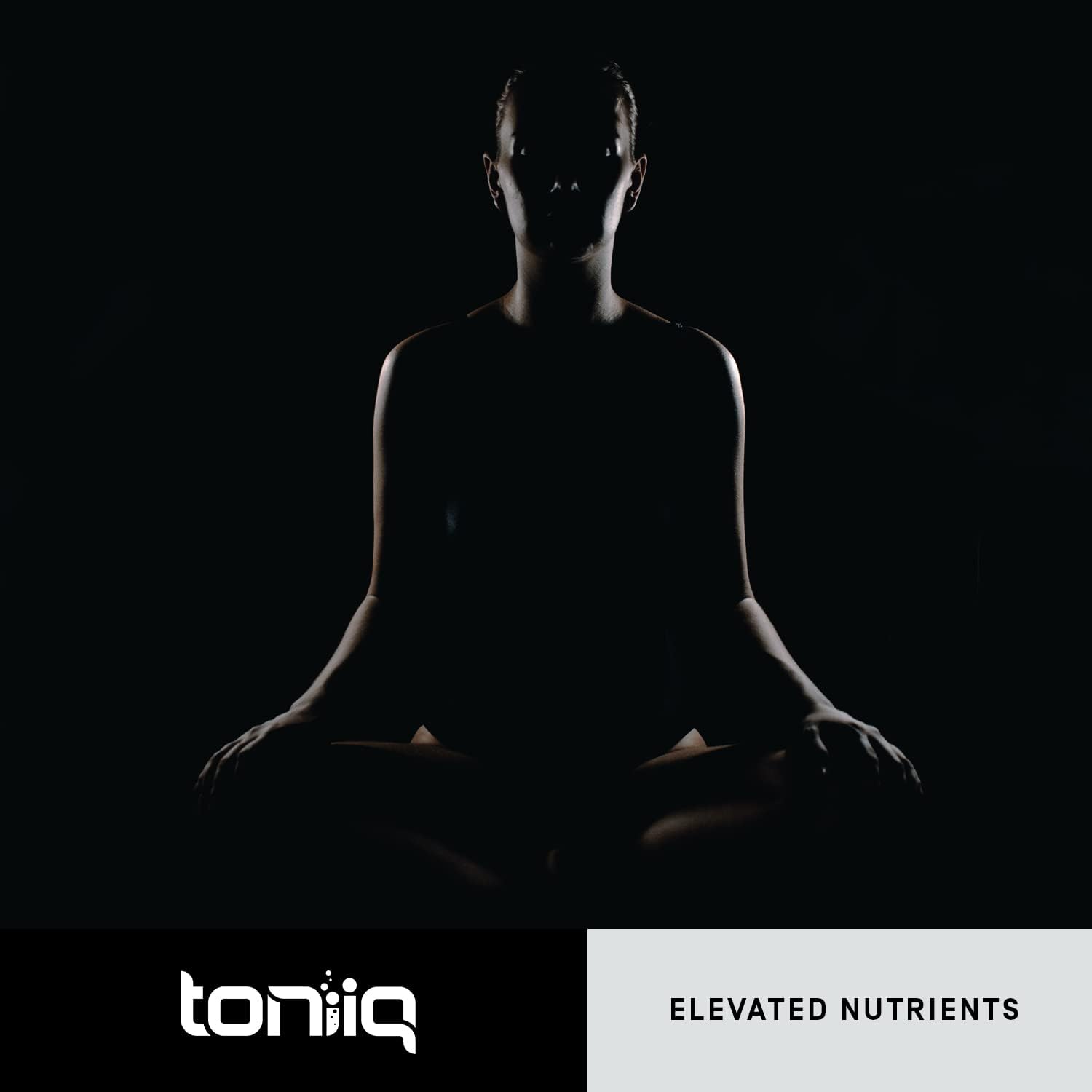 Toniiq Ashwagandha Cápsulas de suplemento  25% Withanolides  Apoyo al estrés  (52000 mg) Concentración 40x Ashwagandha fórmula extra fuerte  60