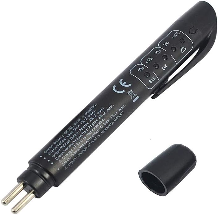 Probador universal del líquido de frenos, pluma de prueba digital portátil del control de calidad del aceite del freno de la precisión, herramienta