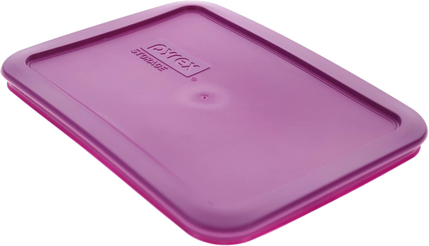 Pyrex 7210-PC – Tapa de repuesto de plástico para almacenamiento de alimentos, de 3 tazas, fabricada en Estados Unidos, paquete de 2