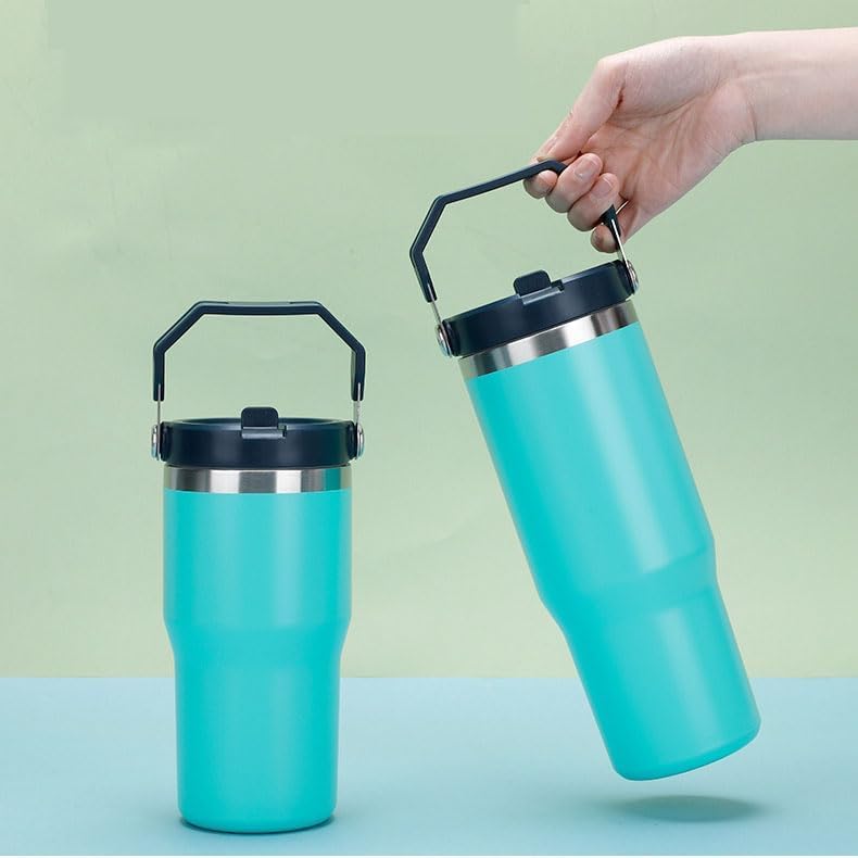 Tapa de vaso de repuesto para vaso Stanley IceFlow de 20 oz y 30 oz (azul)