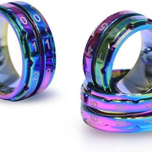 Yarn Ave Anillo de contador de filas de arco iris, accesorio de herramienta útil para tejer y ganchillo, herramienta manual de seguimiento de Yarn Ave Anillo de contador de filas de arco iris, accesorio de herramienta útil para tejer y ganchillo, herramienta manual de seguimiento de