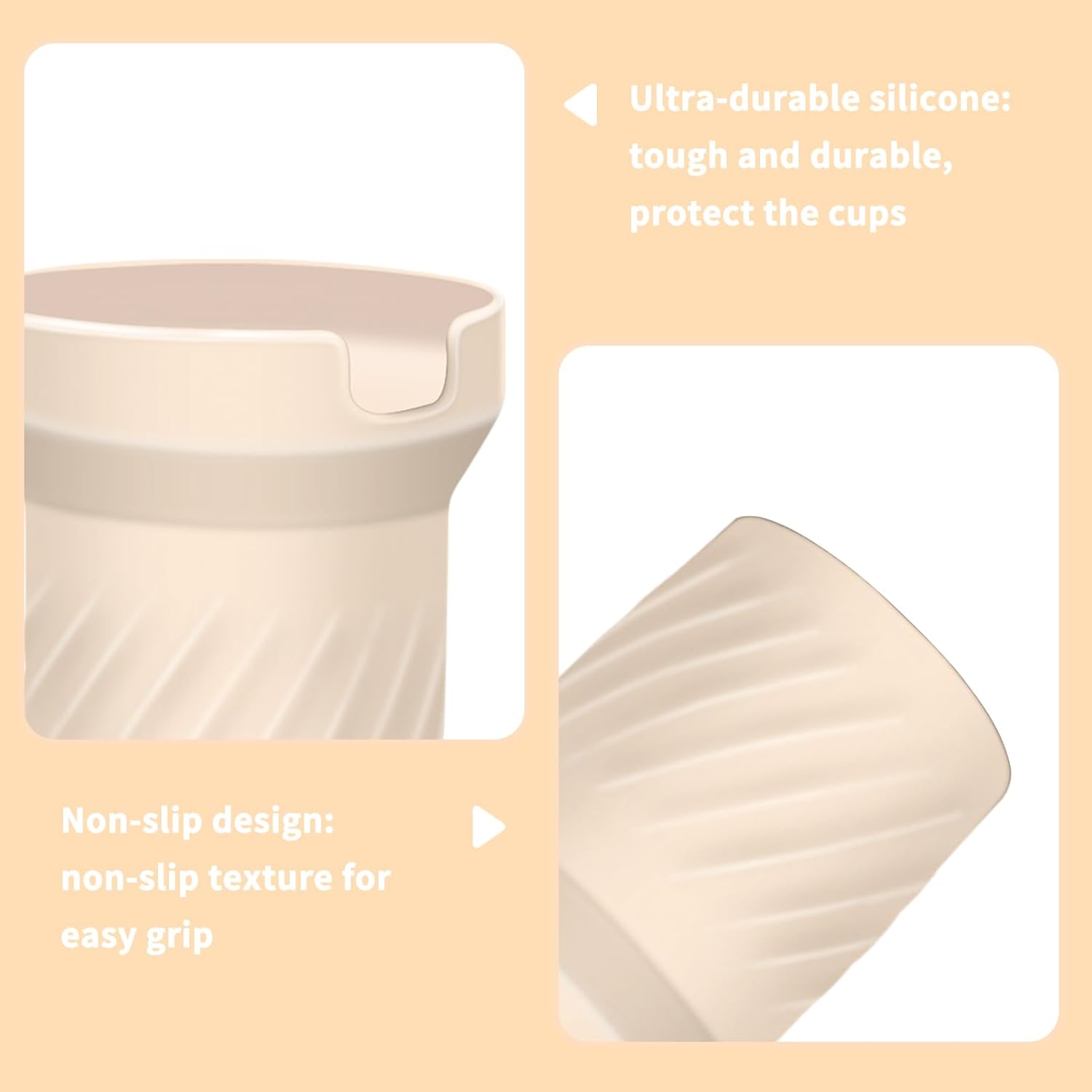 Funda de silicona para Stanley Cup de 40 onzas Quencher Adventure, funda de silicona para botas Stanley H2.0, reduce arañazos, funda protectora para