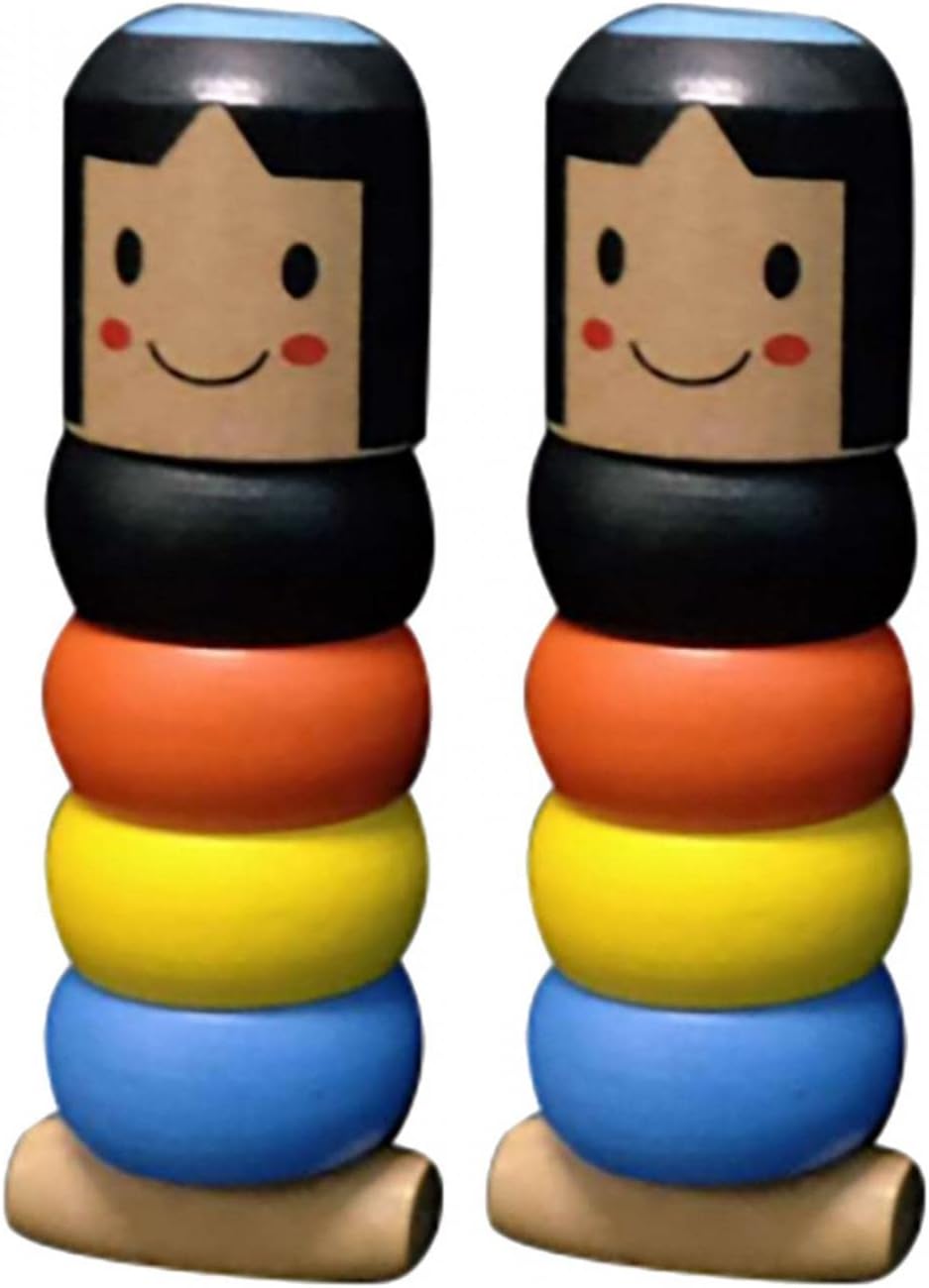 Aubatece Accesorios mágicos de madera irrompibles para hombre, juguetes de Daruma inmortal, accesorios divertidos para trucos, Navidad, cumpleaños,