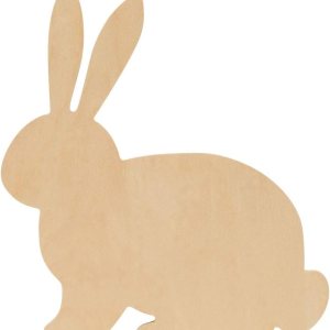 Recorte de conejo de madera jumbo de 16 x 14 pulgadas, paquete de 3 recortes de conejo de Pascua de madera sin terminar para pintar para Recorte de conejo de madera jumbo de 16 x 14 pulgadas, paquete de 3 recortes de conejo de Pascua de madera sin terminar para pintar para