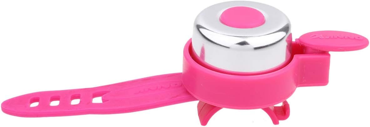 BESPORTBLE Timbre de bicicleta para niños y niñas, campana de bicicleta ajustable, duradero, universal, color negro