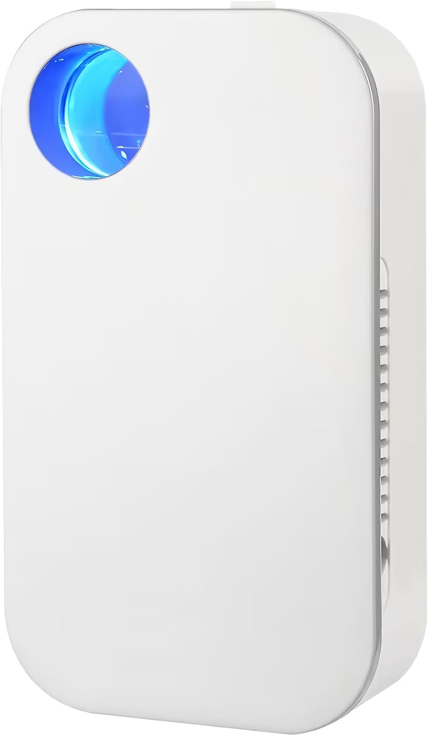 Purificador de aire ionizador, purificador de aire enchufable, ionizador portátil y silencioso con salida de viento de iones negativos claros,