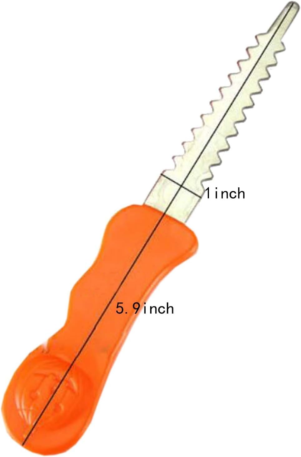 QHZHANG Kit de tallado de calabaza para niños pequeños Halloween linterna cara patrón herramientas (naranja)