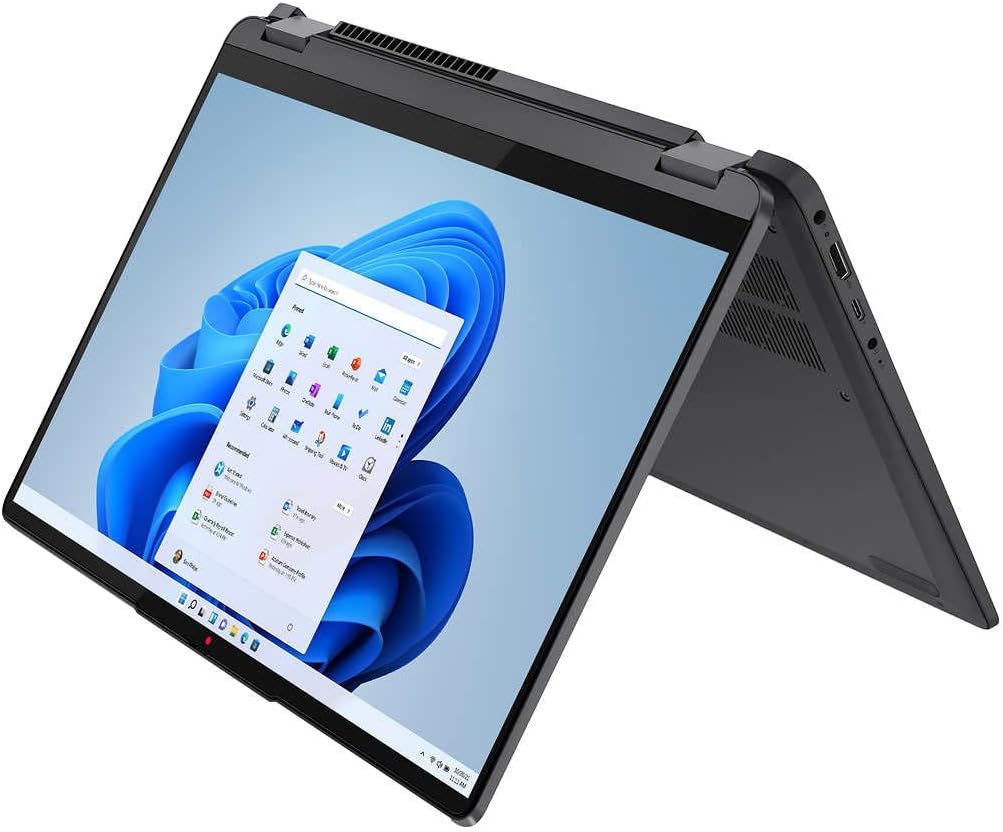 Lenovo IdeaPad Flex 5 2 en 1 portátil, AMD 8-Core Ryzen 7 5700U, pantalla táctil IPS 2.2K de 14 pulgadas, gráficos AMD Radeon, 16 GB LPDDR4 512 GB
