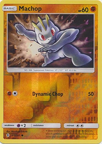 Pokemon – Machop – 63145 – Común – Holo inverso