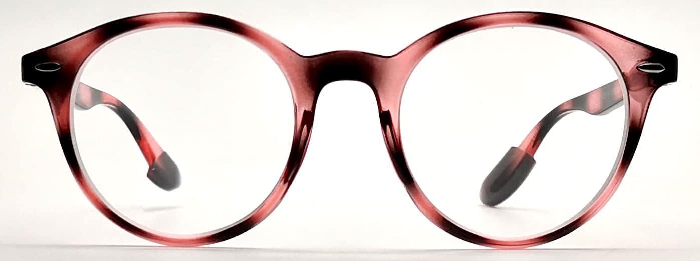Lentes de lectura bifocales para hombres y mujeres (paquete de 2) lentes transparentes con pieza de nariz de metal Adjustmemnt