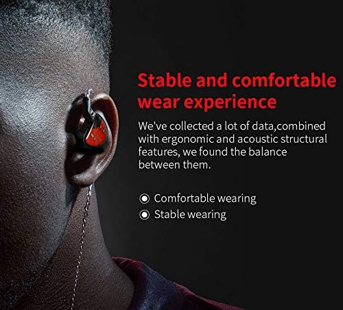 keephifi KZ AS10 – Auriculares intraurales, auriculares con cable Balance Amature 5BA, estéreo de alta fidelidad, auriculares con cancelación de