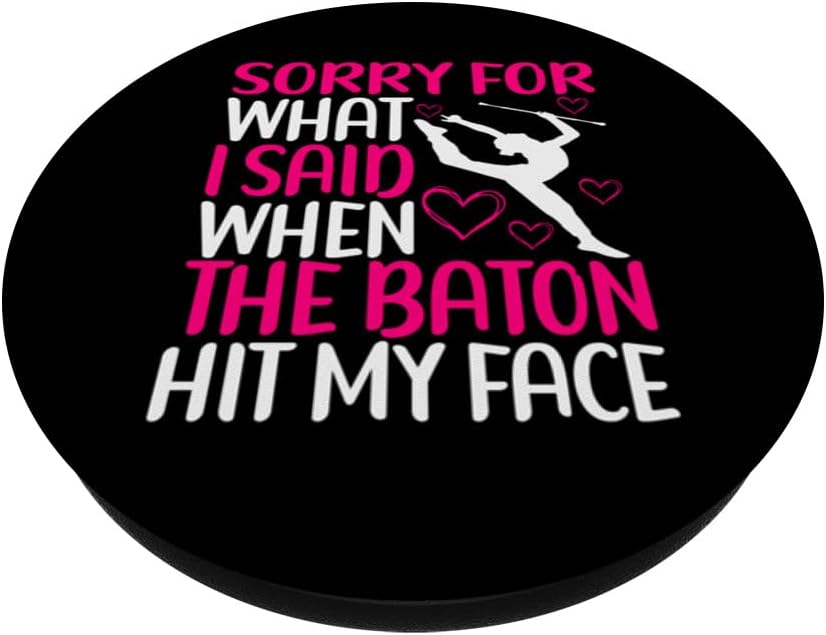 Baton Twirling Outfit Majorette Baton Twirler PopSockets Standard PopGrip