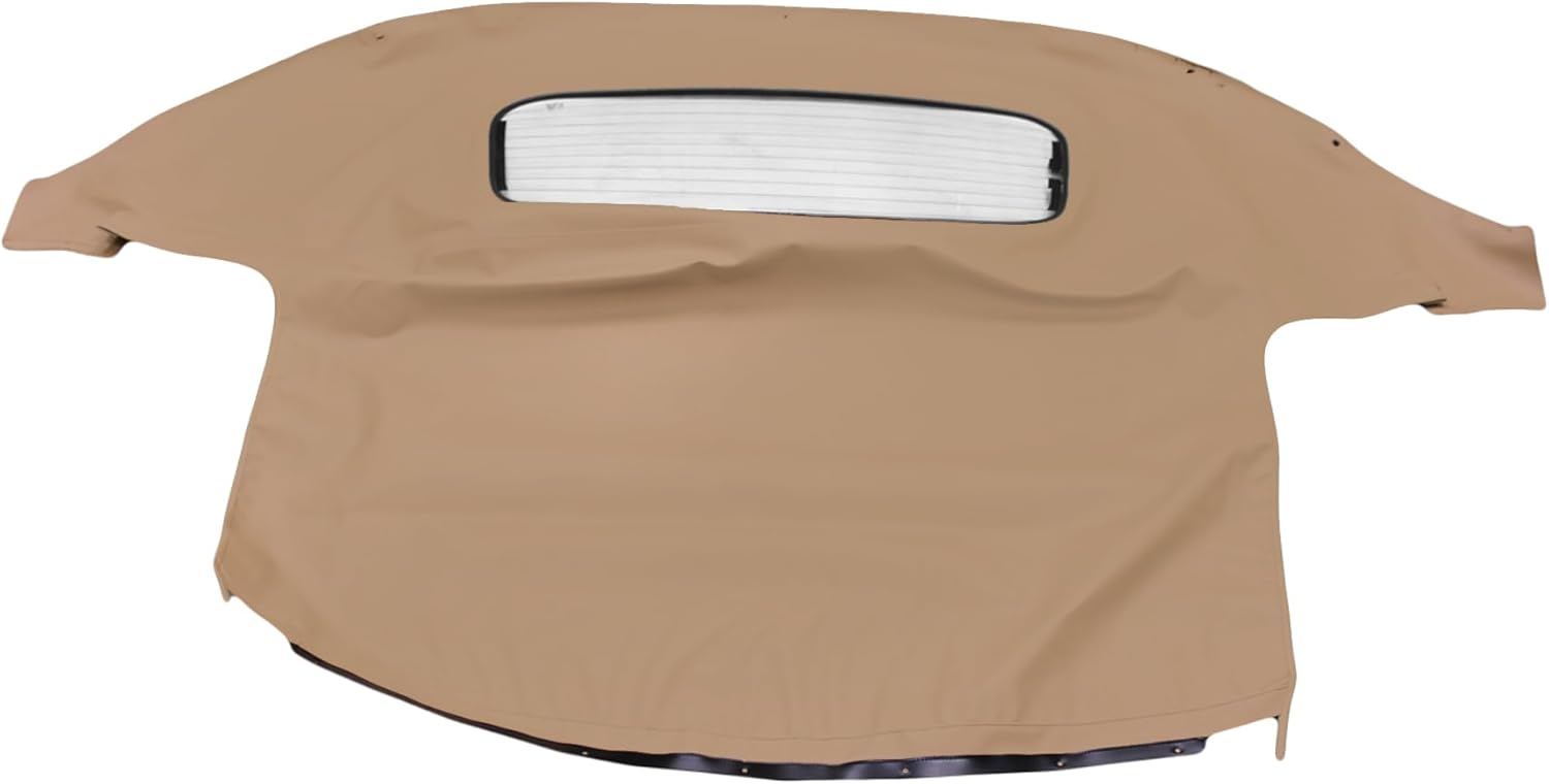 Compatible con Mazda Miata 1989-2005 convertible superior y silla de ventana de vidrio calefactable, vinilo Cabrio