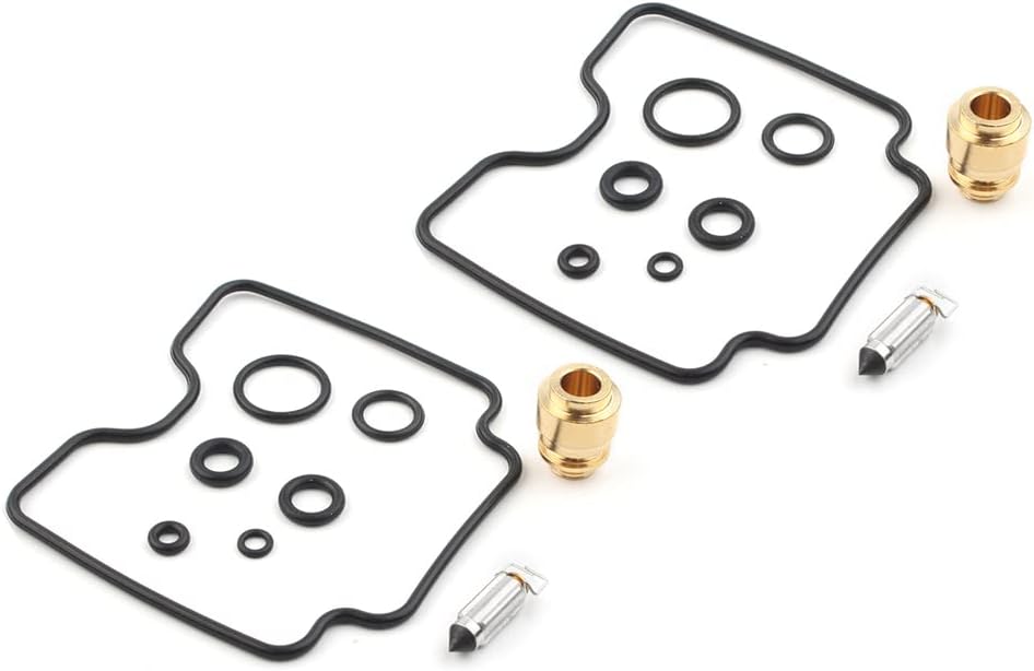 Three T Kit de accesorios de reparación de carburador de motocicleta para Yamaha XVS1100 V Star 1100 1999-2006, negro