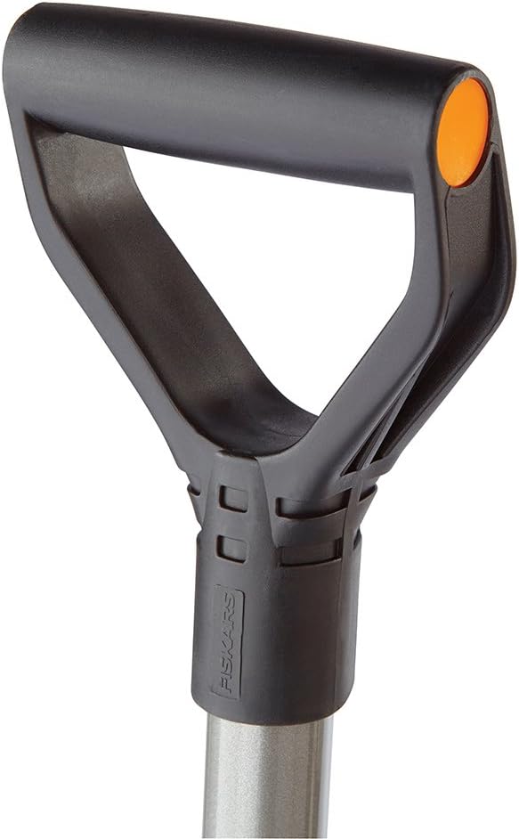 Fiskars Pala de acero con mango en D Ergo (49 pulgadas)
