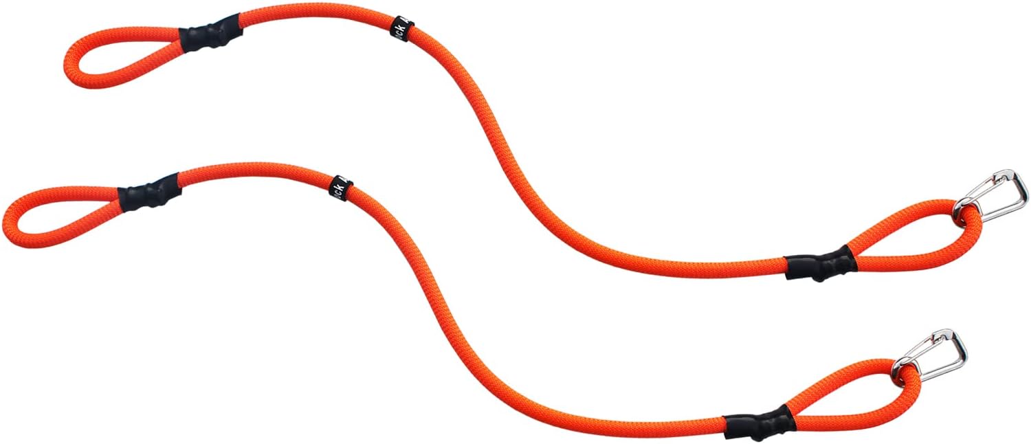 Bungee Line – Cuerda de amarre para barco, kit de amortiguador de muelle, paquete de 2 (40 pulgadas), accesorios para pontón, kayak, protección para