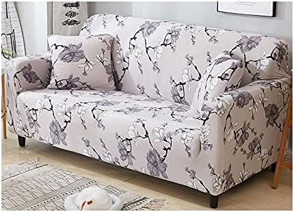 GWTYR Fundas para sofá de 2341 plaza, en forma de L, protectores de muebles de gatos, funda protectora elástica estampada para sofá de sala de estar